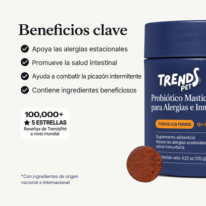 Probiótico Masticable para Alergias e Inmunidad