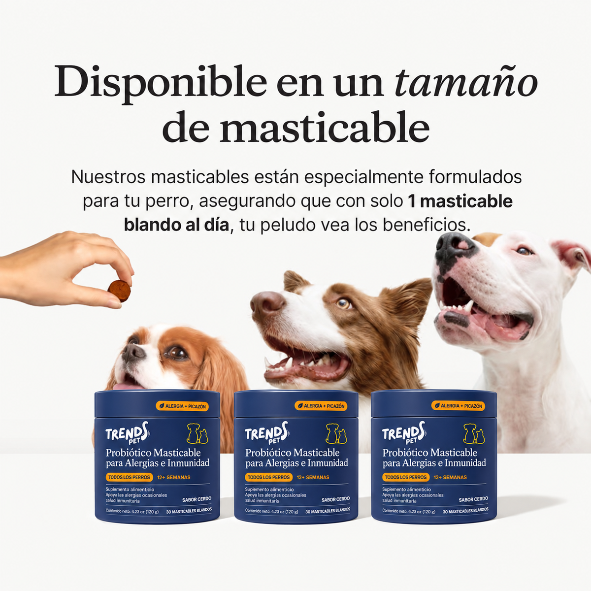 Probiótico Masticable para Alergias e Inmunidad