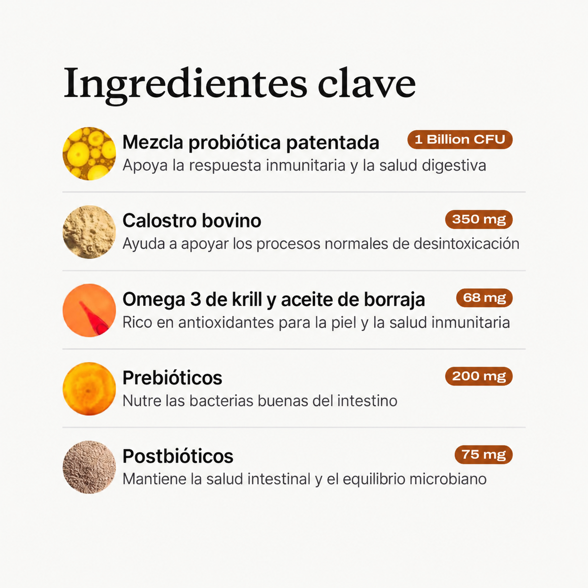 Probiótico Masticable para Alergias e Inmunidad