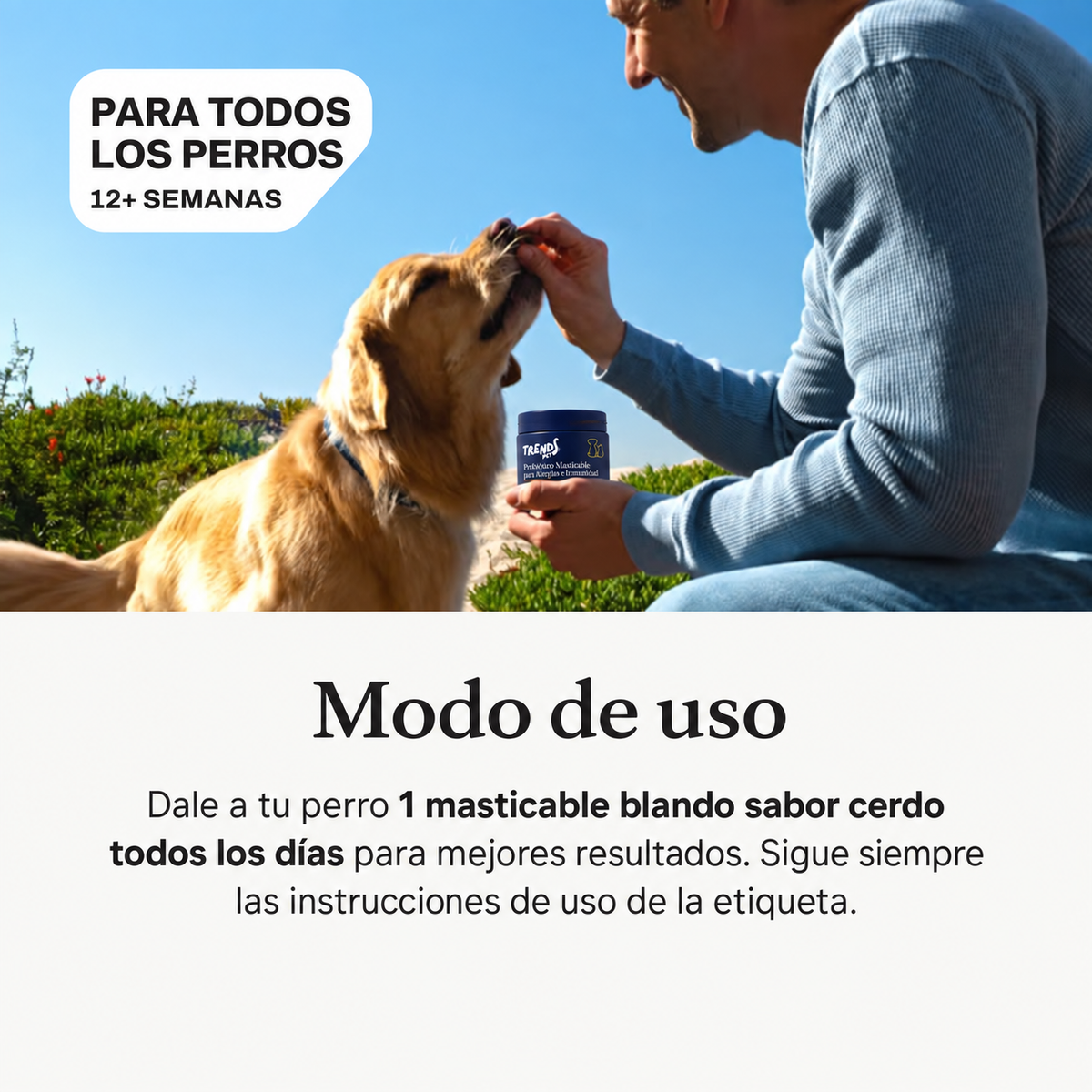 Probiótico Masticable para Alergias e Inmunidad