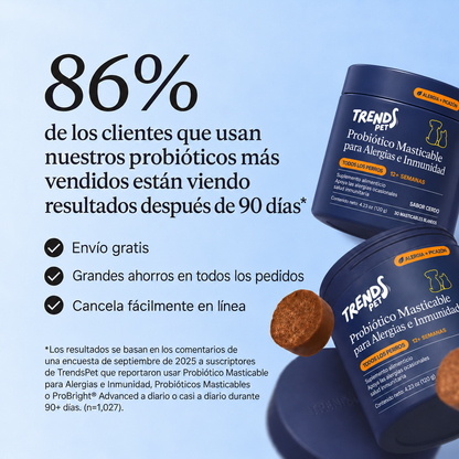 Probiótico Masticable para Alergias e Inmunidad